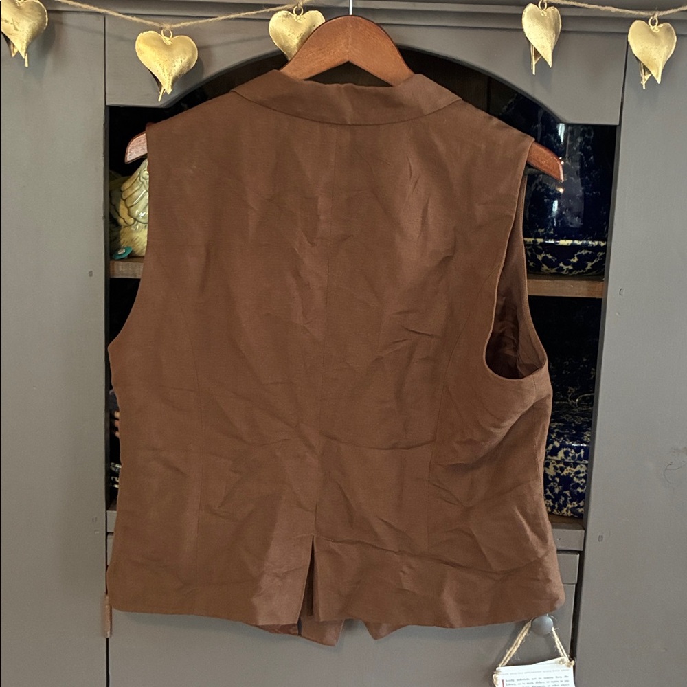 Coldwater Creek lined vest—vintage - Picture 3 of 8